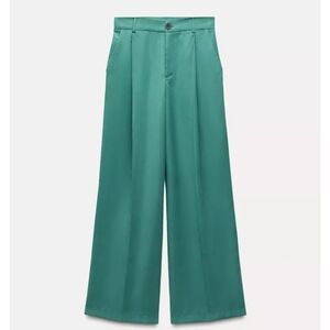 Zara Flowy Pleated Pants